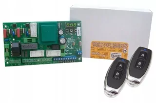 Ovládač pre 1- a 2-krídlové brány Elmes STB230VM2 230VAC s reguláciou výkonu + 2 diaľkové ovládače
