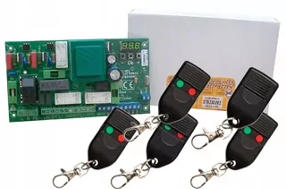 Ovládač pre 1- a 2-krídlové brány Elmes STB230VM2 230VAC s reguláciou výkonu + 5 diaľkových