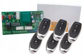 Ovládač pre 1- a 2-krídlové brány Elmes STB230VM2 230VAC s reguláciou výkonu + 6 diaľkových