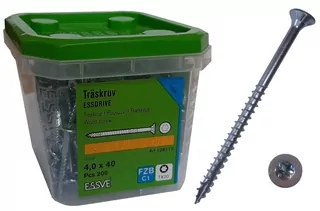 Skrutky do dreva 4 × 40mm ESSDRIVE