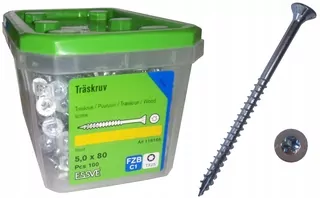 Ponúkam skrutku do dreva 5 × 80