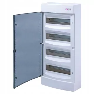 Modulárny rozvádzač 4 × 12 dotykový transparentný IP40 ECT48PT-S DIDO 001101022 ETI-POLAM