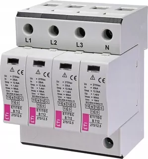 ETI T12 275/12,5 4+0 Ochrana proti prepätiu T1 T2 BC