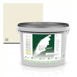 EcoPaint hlinená farba na steny 10 l Cristal nude (béžová) matná