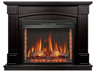 ArtiFlame elektrický stojací krb s funkciou vykurovania, odtiene hnedej, 1800 W, 116 x 90,5 x 35 cm