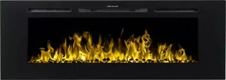 Vstavaný krb s funkciou vykurovania, elektrický Aflamo black 11 W 152 x 54,5 x 14 cm