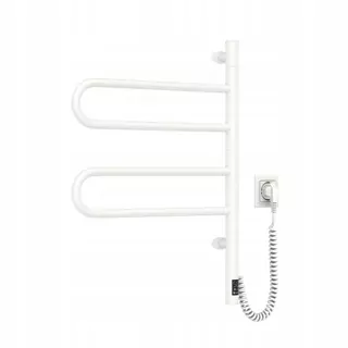 Elektrické kúpeľňové vykurovacie teleso BIELY FOUETTE Sensor 480х600