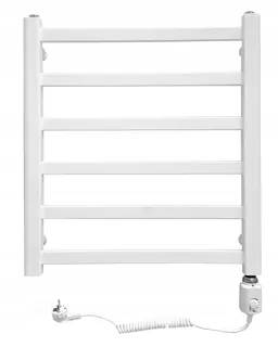 Elektrický kúpeľňový radiátor Scarlet 300 W 550 x 610 mm biely