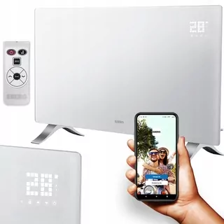 EBERG 2400 W biely konvektorový ohrievač