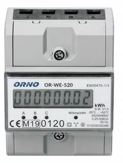 Orno 400 V IP20 80 A čítač