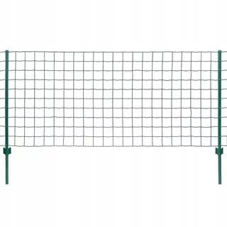 Euro plot, oceľový, 20 × 1,2m, zelený