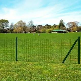 Euro plot, oceľový, 10 × 0,8m, zelený