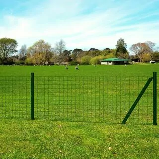 Euro plot, oceľový, 10 × 1m, zelený