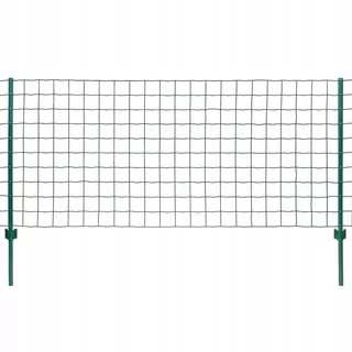 Euro plot, oceľový, 20 × 0,8m, zelený
