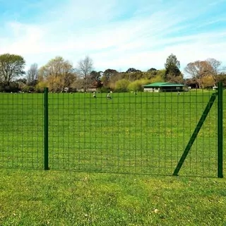 Euro plot, oceľový, 25 × 1 m, zelený