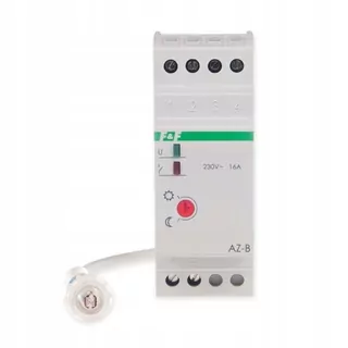 Súmrakový automat s vonkajšou hermetickou sondou 230 V 16 A 2 moduly AZ-B F&F