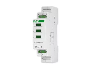 Vzor lamp 3-FAZOWA green 3 × 230V+N LK-713 g