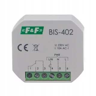 Bistabilné relé BIS-402 230 V AC 10 A