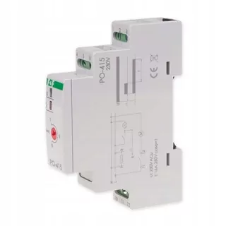 Časové relé pre oneskorenie vypnutia 10 A 230 V AC F&F PO-415