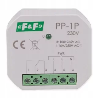 Elektromagnetický relé pre Ø60 16 A 230 V F & F PP-1P