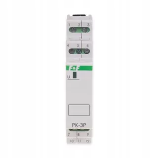 Elektromagnetický relé 3 × 8 A 24 V AC/DC F&F PK-3P