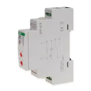 Prúdový relé s indukčným priechodom 16 A 230 V F&F EPP-619
