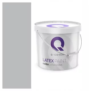Q-Cover latexová farba na strop a steny 5 l Matná šedá