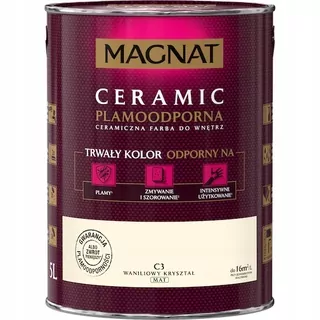 Magnat keramická farba na steny 5 l C3 Vanilla crystal mat