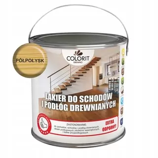Drevené podlahové schodíky lak 2,5l - Pololesklý