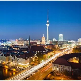 FOTOTAPETA 400 × 309 +LEPIdlo, Berlín v noci, Mesto