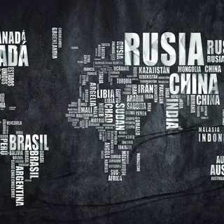 FOTOTAPETA 400 × 309 +LEPIdlo, Čierna Mapa - Španielsky
