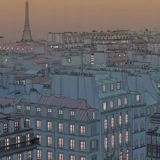 FOTOTAPETA 400 × 309 +LEPIdlo, Dobrý večer Paríž
