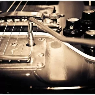 FOTOTAPETA 400 × 309 +LEPIdlo, Gitara, sépia, hudobná
