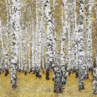 FOTOTAPETA 400 × 309 +LEPIdlo, Jesenný brezový les