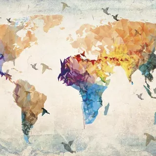 FOTOTAPETA 400 × 309 +LEPIdlo, Farebná mapa, Vtáky