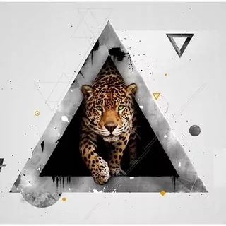 FOTOTAPETA 400 × 309 +LEPIdlo, Leopard 3D, Moderná