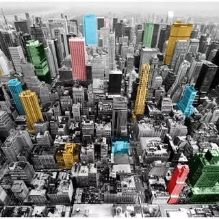 FOTOTAPETA 400 × 309 +KLEJ, Newyorský kaleidoskop