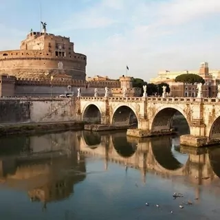 FOTOTAPETA 400 × 309 +KLEJ, Ponte San Angelo, Ruiny