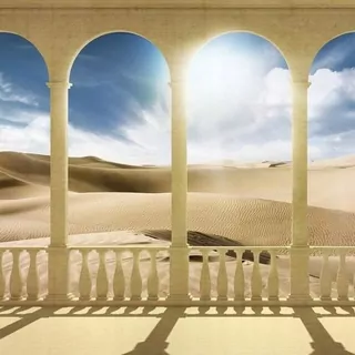 FOTOTAPETA 400 × 309 +LEPIdlo, Sahara Púšť Stĺpy