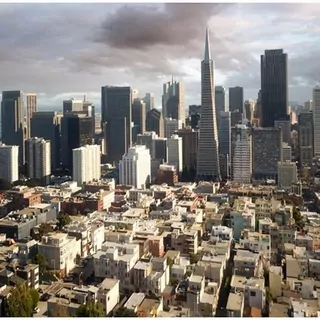 FOTOTAPETA 400 × 309 +LEPIdlo, V oblakoch San Francisco
