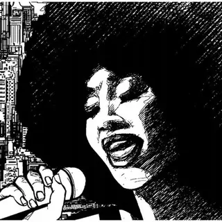 FOTOTAPETA 400 × 309 +LEPIdlo, Speváčka jazz, komiks