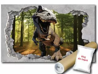 Fototapeta - Nástenné nástenné maľby 3D Dinosaur F2XL 312x219 F11034 #