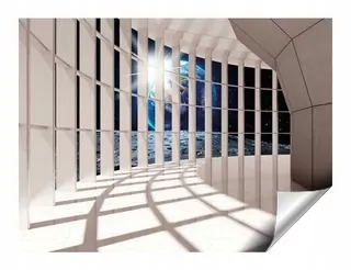 Fototapeta - 3D Nástenný výjav Optical kozmos chodba 350 × 245