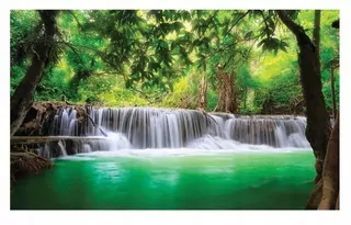 Fototapeta WATERFALL MODERN 3D EFFECT 416x254