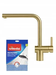 Atlas Neo Kuchynská batéria s pevným výtokom Champagne gold