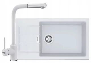 FRANKE SIRIUS SLIM 611-78 XL biely, otočný drez