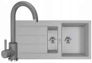FRANKE SIRIUS 2.0 S2D 651-100 sivý, otočný drez