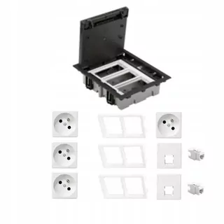 2 x zásuvka RJ45 Cat.6 netienená biela MRJ456