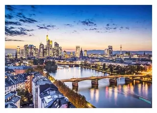 Fototapeta 3D Frankfurt Nemecko mesto