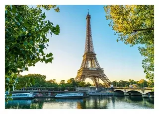 Nálepka 3D Paríž Francúzsko Eiffelova veža
